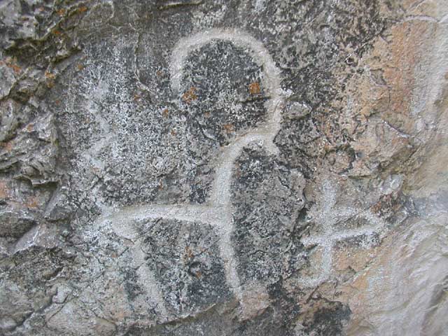 Petroglyphic paintings