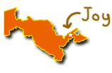 Uzbekistan map